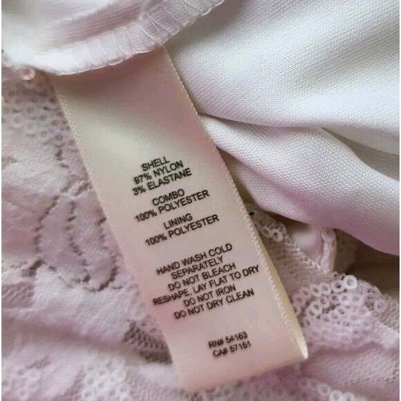 NWT Eliza J midi Dress lace sequin White, size 8 Bow - Picture 9 of 13